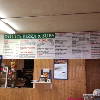Doug Sari Dalisa's Pizzeria - Inside, with menu. - Pizza Near Me - Medina, New York Doug Sari Dalisa's Pizzeria - Inside, with menu. - Pizza Near Me - Medina, New York