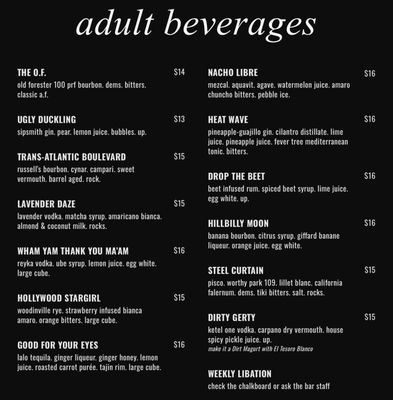 Menu photo 3 Triangle Spirits Seattle, WA