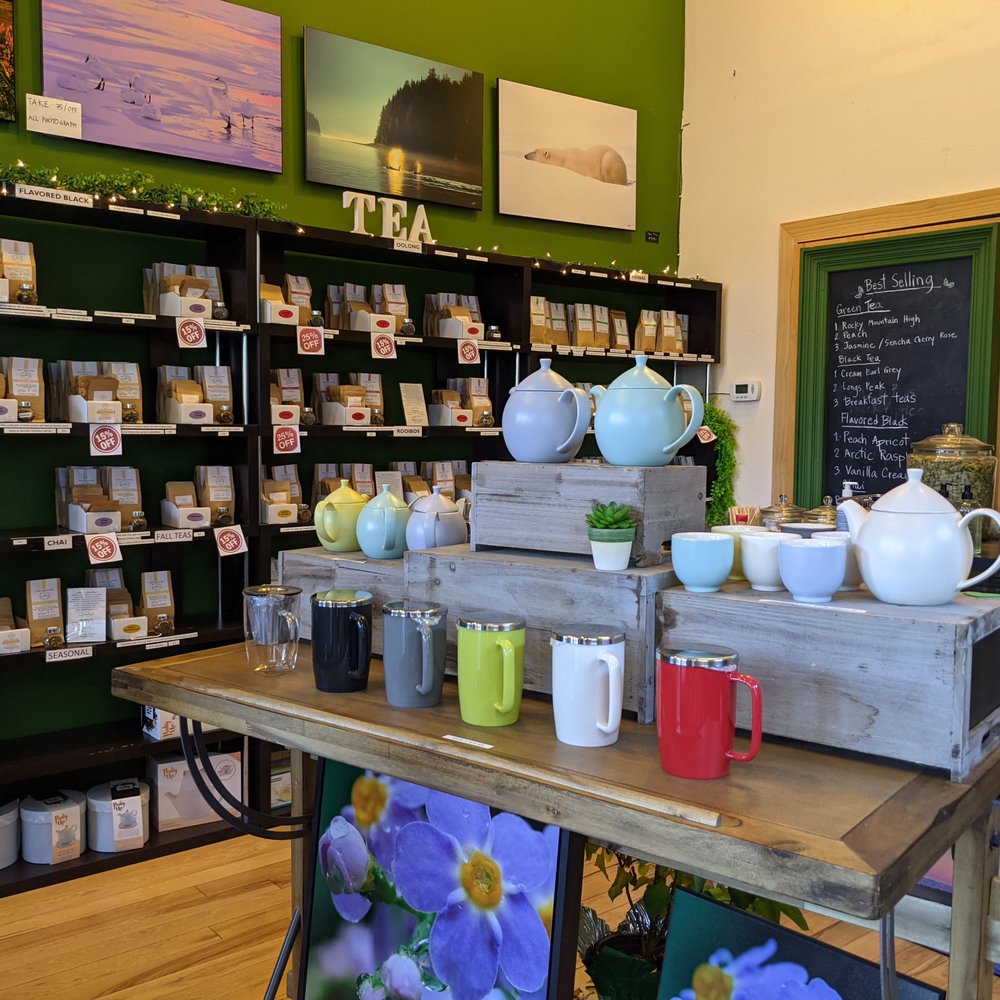 Rocky Mountain SereniTea - a variety of teas on display - Tea Rooms Near Me - Estes Park, Colorado Rocky Mountain SereniTea - a variety of teas on display - Tea Rooms Near Me - Estes Park, Colorado