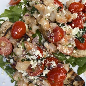 The Breakfast Bar - Shrimp Bruschetta - Breakfast & Brunch Near Me - Long Beach, California