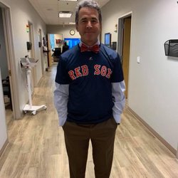 Jose Agustin Martinez, MD - A friendly in office competition during the World Series turned into Dr. Martinez having to wear this Red Sox jersey for the ...