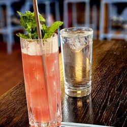 Seabear Oyster Bar - Cassis and Desist cocktail.