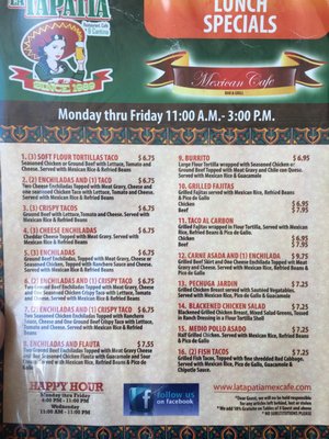 Menu photo 4 La Tapatia Westheimer Houston, TX Menu photo 4 La Tapatia Westheimer Houston, TX