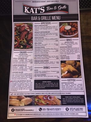 Menu photo 6 Kat's Bar & Grille Mount Juliet, TN Menu photo 6 Kat's Bar & Grille Mount Juliet, TN