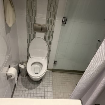 Riviera Beach House - Whole bathroom, taken with 0.5 zoom from perspective of the sink. - Hotels Near Me - Santa Barbara, California