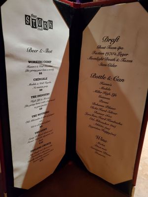 Menu photo 4 Thee Stork Club Oakland, CA Menu photo 4 Thee Stork Club Oakland, CA