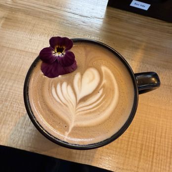 Momo Cafe - Ube white mocha - Coffee & Tea Near Me - Minneapolis, Minnesota