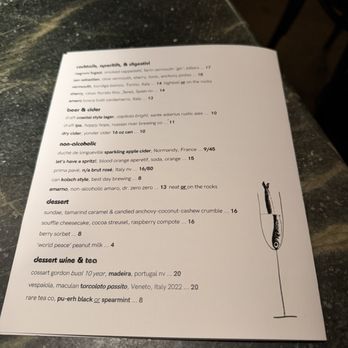 The Anchovy Bar - menu as of oct 2026 - Seafood Near Me - San Francisco, California