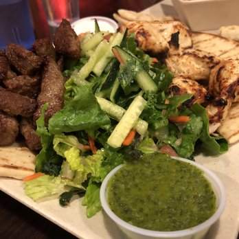 Q's Halal - Chicken and Lamb Combo Platter with no rice - Halal Near Me - Alameda, California Q's Halal - Chicken and Lamb Combo Platter with no rice - Halal Near Me - Alameda, California
