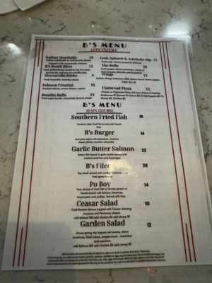 Menu photo 8 B's Wine Bar Missouri City, TX