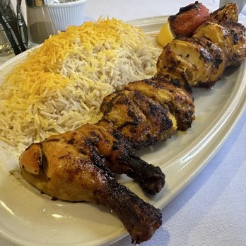 Molana Restaurant - 25. Jujeh Kabob - Cornish Hen - Middle Eastern Near Me - Watertown, Massachusetts Molana Restaurant - 25. Jujeh Kabob - Cornish Hen - Middle Eastern Near Me - Watertown, Massachusetts