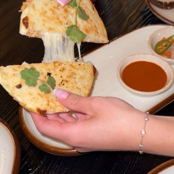 Coca - Tinga Chicken Arepa Quesadilla - Lounges Near Me - Hicksville, New York Coca - Tinga Chicken Arepa Quesadilla - Lounges Near Me - Hicksville, New York