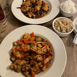 Crispy Pineapple Chicken Orange Glaze