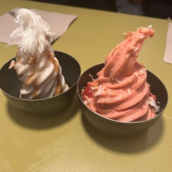 Shukette - Tahini and strawberry soft serve - Middle Eastern Near Me - New York, New York