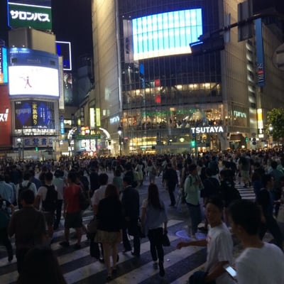 Shibuya Scramble Crossing by null