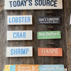 Luke's Lobster Back Bay - They tell you where the seafood you are eating was sourced! I love this!