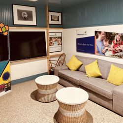 Family Lounge and Nursing Area - Inside lounge with TV