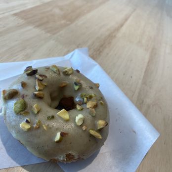 Petit Three Doughnuts - Olive and pistachio donut - Donuts Near Me - Aurora, Illinois