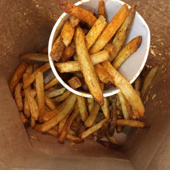 Five Guys - large Cajun Fries - Burgers Near Me - San Diego, California Five Guys - large Cajun Fries - Burgers Near Me - San Diego, California