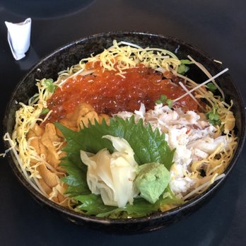 Sushi Bar Ajisai - Kani Uni Ikura Donburi $33 - Sushi Bars Near Me - Vancouver, British Columbia Sushi Bar Ajisai - Kani Uni Ikura Donburi $33 - Sushi Bars Near Me - Vancouver, British Columbia