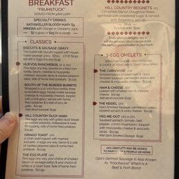 Menu - February 2025