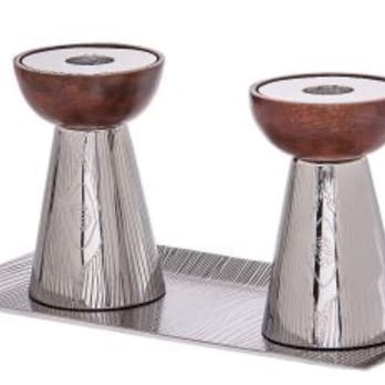 Aspaclaria Judaica - Stainless steel wooden etch candlesticks - Bookstores Near Me - Aventura, Florida Aspaclaria Judaica - Stainless steel wooden etch candlesticks - Bookstores Near Me - Aventura, Florida