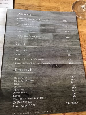 Menu photo 1 Confusion Oslo, 03