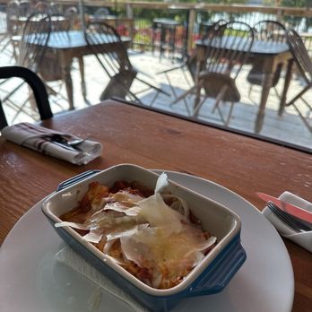 Belong - Shakshuka: Two Eggs Poached in a Spicy Tomato and Roasted Pepper Sauce Dressed with Shaved Parmigiana and Olive Oil ($21) - Breakfast & Brunch Near Me - Sharbot Lake, Ontario