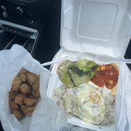 Popcorn chicken lunch Popcorn chicken lunch