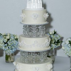 Millstone Bakery - Custom Disney Castle Swiss Merengue Wedding Cake by Millstone Bakery in Plano
