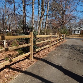 Adirondack Fence Builders - 3 rail Split Rail fence in pressure treated pine. - Fences & Gates Near Me - Annandale, Virginia Adirondack Fence Builders - 3 rail Split Rail fence in pressure treated pine. - Fences & Gates Near Me - Annandale, Virginia