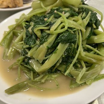 Jade Garden - Water spinach with Preserved Bean Cubes - Chinese Near Me - Boston, Massachusetts Jade Garden - Water spinach with Preserved Bean Cubes - Chinese Near Me - Boston, Massachusetts