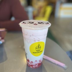 Num Num Boba South - Strawberry Milk Tea
