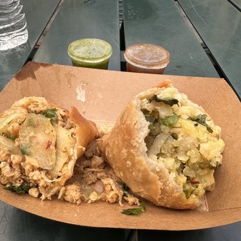 Bryant Park - Vegetable and chicken Samosas! - Parks Near Me - New York, New York Bryant Park - Vegetable and chicken Samosas! - Parks Near Me - New York, New York