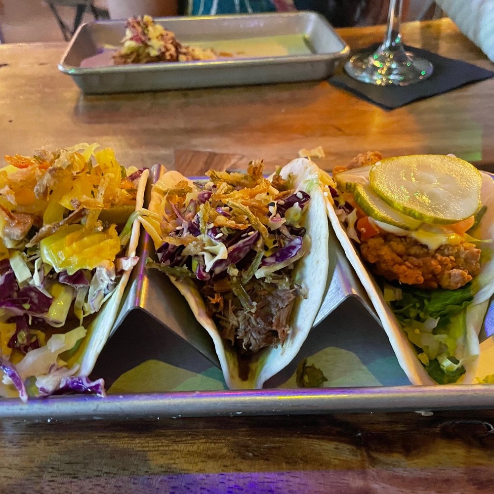 Circo - From left to right, gator, Mongolian beef, Thai shrimp! - Mexican Near Me - Sarasota, Florida Circo - From left to right, gator, Mongolian beef, Thai shrimp! - Mexican Near Me - Sarasota, Florida