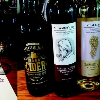 Franklin Hill Vineyards - A few of the wines we tried. - Wineries Near Me - Bangor, Pennsylvania Franklin Hill Vineyards - A few of the wines we tried. - Wineries Near Me - Bangor, Pennsylvania
