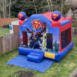 Incredible Bounce House - Bounce house setup