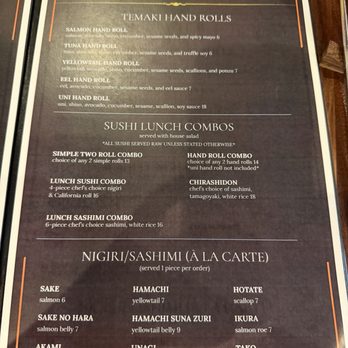 Ember - Menu - Sushi Bars Near Me - Williamsburg, Virginia Ember - Menu - Sushi Bars Near Me - Williamsburg, Virginia