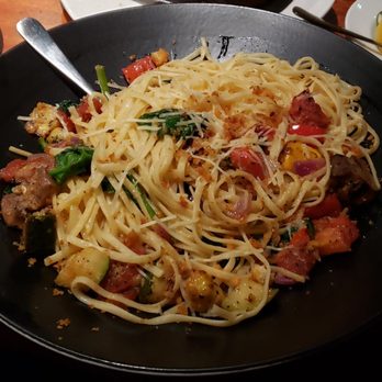 J.B. Dawson's Restaurant & Bar - Roasted Vegetables with pasta - New American Near Me - Langhorne, Pennsylvania J.B. Dawson's Restaurant & Bar - Roasted Vegetables with pasta - New American Near Me - Langhorne, Pennsylvania