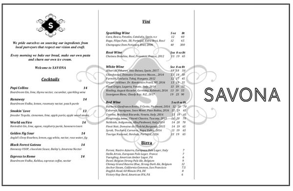 Menu photo 8 Savona Gulph Mills, PA Menu photo 8 Savona Gulph Mills, PA