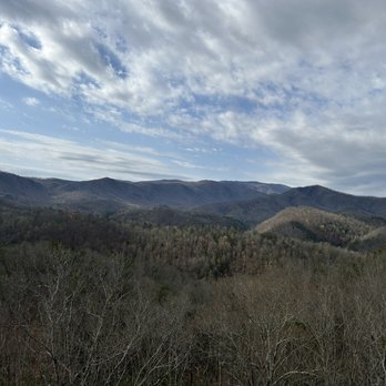Smoky Mountain Zipline - View from one of the ziplines - Ziplining Near Me - Pigeon Forge, Tennessee