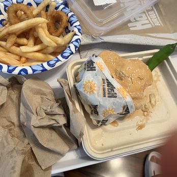 Habit Burger & Grill - French fries with few onion rings. I ordered and paid for the onion rings. - Burgers Near Me - Vacaville, California Habit Burger & Grill - French fries with few onion rings. I ordered and paid for the onion rings. - Burgers Near Me - Vacaville, California
