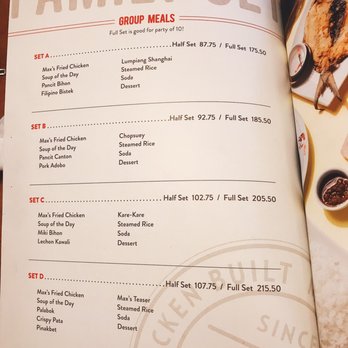 Max's Restaurant - Dillingham - Menu 7 - March 2019 - Filipino Near Me - Honolulu, Hawaii Max's Restaurant - Dillingham - Menu 7 - March 2019 - Filipino Near Me - Honolulu, Hawaii