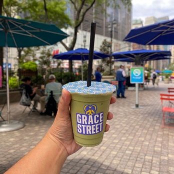 Grace Street - Strawberry matcha latte - Coffee & Tea Near Me - New York, New York