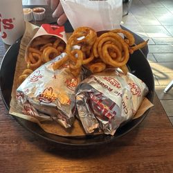 Arby's - Our food arrives at table