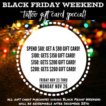 Planet New York Tattoo - Black Friday Weekend 2018 Tattoo Gift Card Special! - Tattoo Near Me - Poughkeepsie, New York Planet New York Tattoo - Black Friday Weekend 2018 Tattoo Gift Card Special! - Tattoo Near Me - Poughkeepsie, New York