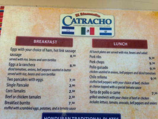 Menu photo 6 El Rinconcito Catracho San Mateo, CA Menu photo 6 El Rinconcito Catracho San Mateo, CA