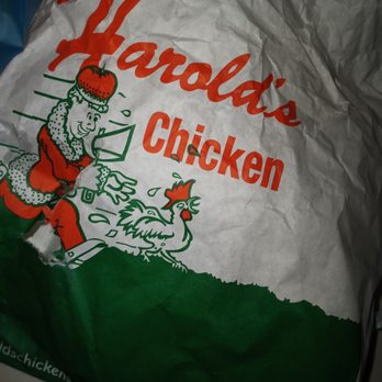 Harold's Chicken Shack West Loop - a bag of chicken - Chicken Shop Near Me - Chicago, Illinois