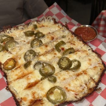 Ace's Pizza - Jalapeno Honey Cheesy Bread - Pizza Near Me - Brooklyn, New York Ace's Pizza - Jalapeno Honey Cheesy Bread - Pizza Near Me - Brooklyn, New York