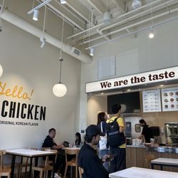 BHC Chicken - Menu and wall